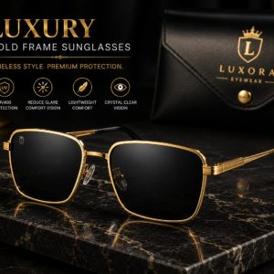 Luxury Gold Frame Sunglasses