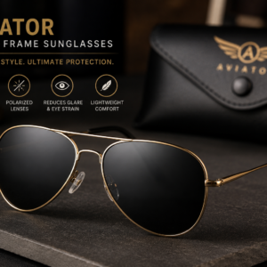 Aviator Metal Frame Sunglasses